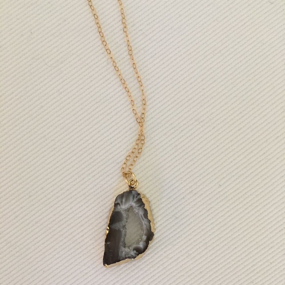 Amethyst Geode Necklace